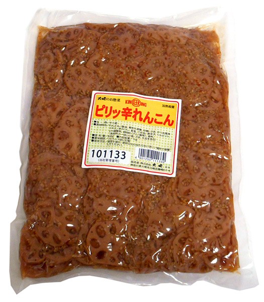 ★まとめ買い★　太堀　ピリッ辛れんこん　1Kg　×15個【イージャパンモール】