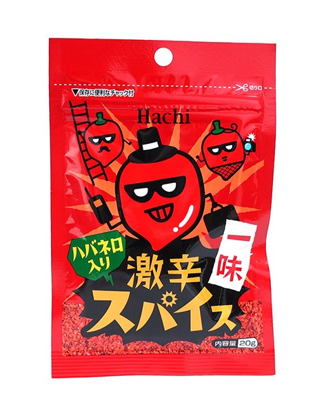 ★まとめ買い★　ハチ食品　激辛スパイス一味　袋　20ｇ　×30個【イージャパンモール】