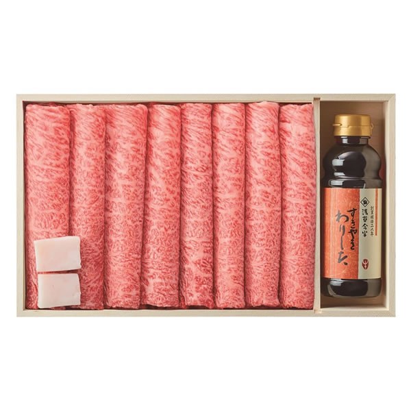 【送料無料】【父の日】浅草今半　父の日　黒毛和牛　すき焼き用（割り下付）　ＡＳＷ-１００【ギフト館】