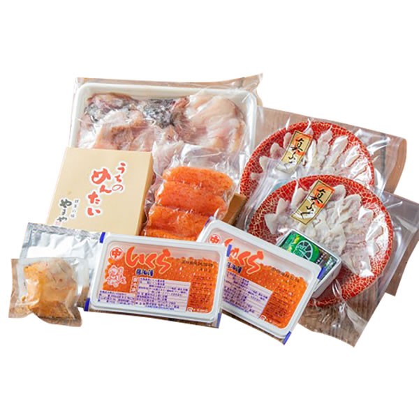 【送料無料】【父の日】父の日　肝つき！あんこう身・アラ＆魚卵＆ふぐ刺し　５８３５-１００【ギフト館】