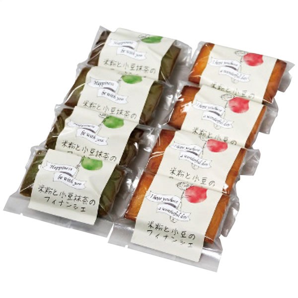 【送料無料】米粉と小豆のフィナンシェ　７４００５４【ギフト館】