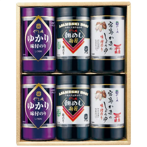 【送料無料】やま磯　味付海苔カップ詰合せ　ＶＣ-６ＫＧ　ＶＣ-６ＫＧ【ギフト館】