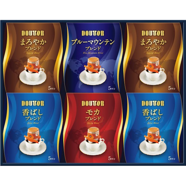 【送料無料】ドトール　ドリップコーヒーアソートギフトセット　ＤＤＡー３０　　【ギフト館】