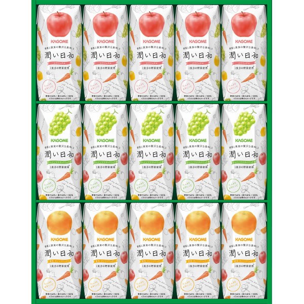 【送料無料】カゴメ　潤い日和（１５本）　　ＵＲＢ-３０Ｓ【ギフト館】