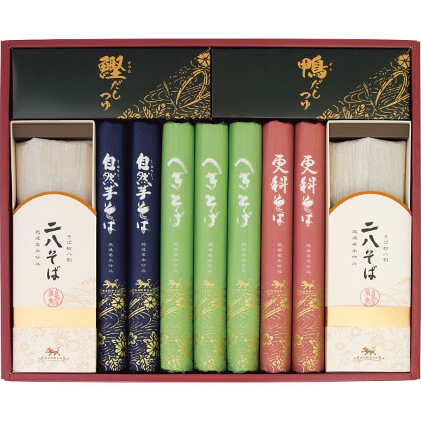 【送料無料】自然芋そば　そば・つゆ詰合せ　ＫＪ５０Ｎ【ギフト館】
