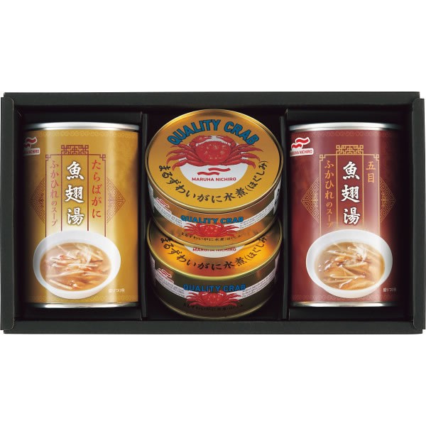 【送料無料】マルハニチロ　ふかひれスープ・かに缶詰詰合せ　ＦＺ-３０Ｓ【ギフト館】