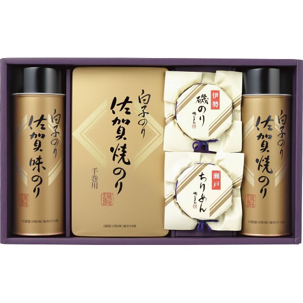 【送料無料】白子のり＆磯じまん　のり＆佃煮詰合せ　いそ-４０Ｓ【ギフト館】