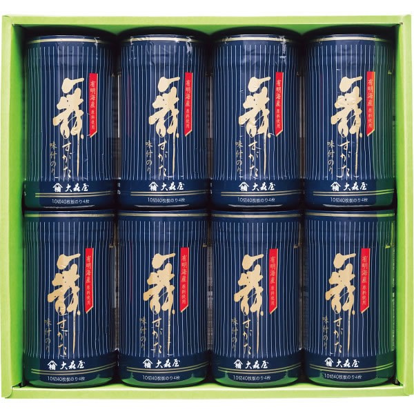 【送料無料】大森屋　舞すがた味付のり卓上詰合せ　ＮＡ-４０Ｆ【ギフト館】