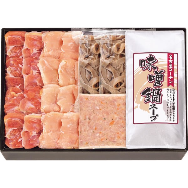 【送料無料】名古屋コーチン味噌鍋セット　ＳＮＫＭ-５５ＳＮ【ギフト館】