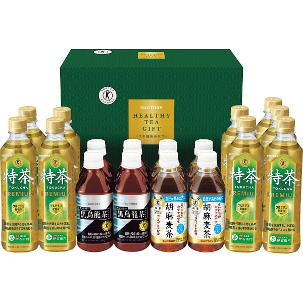 【送料無料】サントリー　トクホ健康茶ギフト（１７本）（特定保健用食品）　ＦＪＸ３０　　【ギフト館】