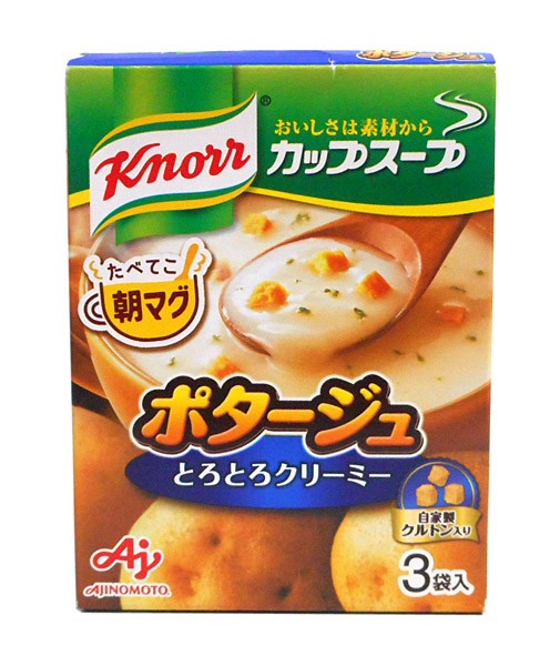 味の素(株)　クノールカップスープ　ポタージュ　3袋【イージャパンモール】