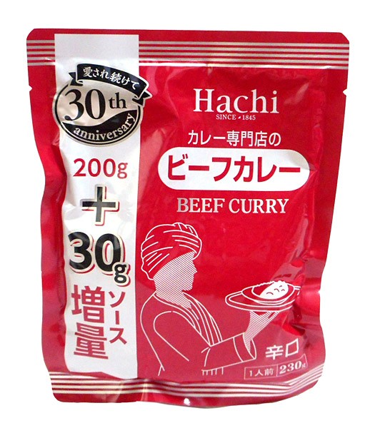 ハチ食品　ビーフカレー辛口　200g【イージャパンモール】