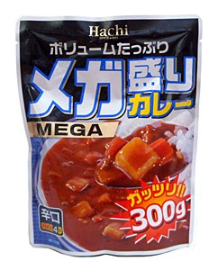 ハチ　メガ盛りカレー　辛口　300g【イージャパンモール】