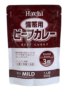 ハチ　備蓄用ビーフカレー　200g【イージャパンモール】