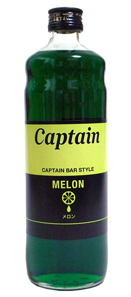 キャプテン　メロンシロップ　瓶　６００ＭＬ【イージャパンモール】