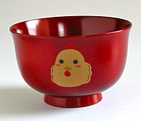 干支椀　桜　茜　(酉)【返品・交換・キャンセル不可】【逸品館】