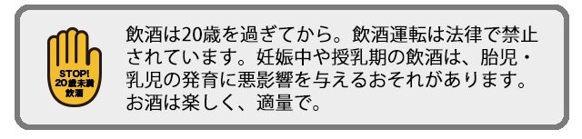 お酒は20歳になってから
