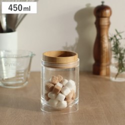 保存容器 450ml 重なるキャニスター バンブー