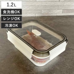 保存容器 1.2L Felio たためるシリコン保存＆ランチBOX 長方形