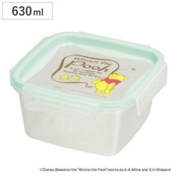 保存容器 くまのプーさん 正方形 L 630ml プラスチック製