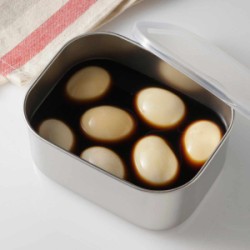 保存容器 深～い角バット フタ付き 中 ママクック ステンレス 日本製