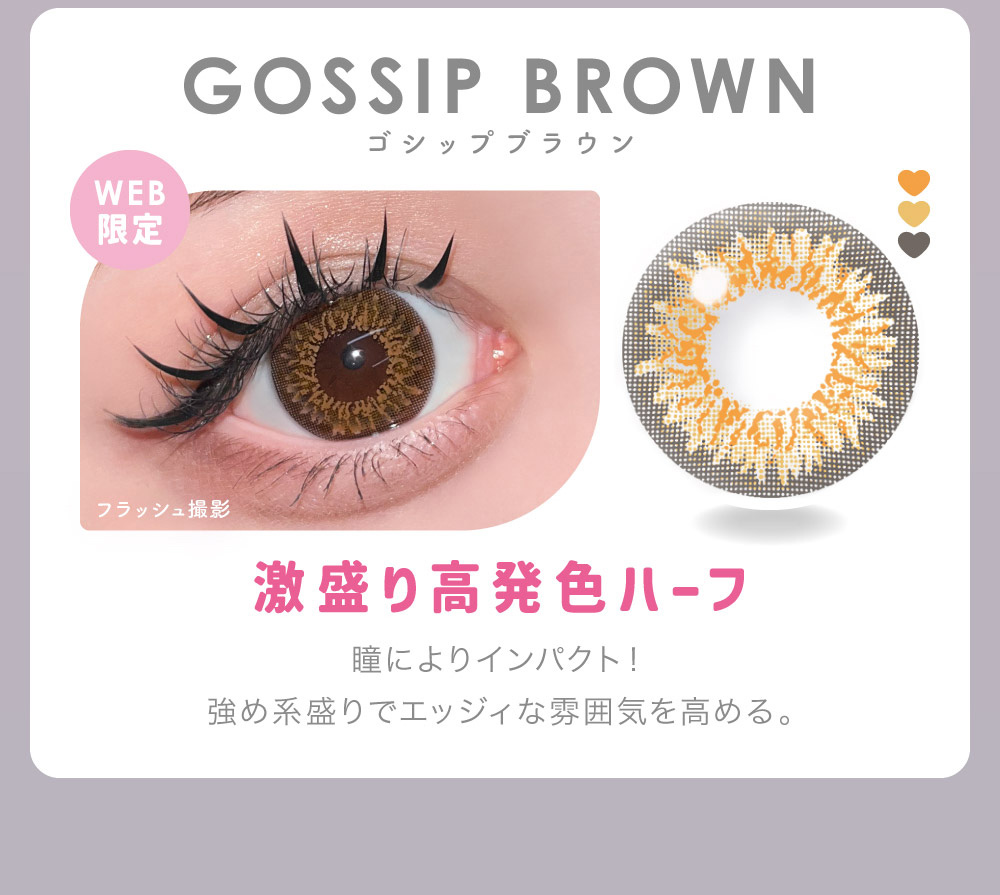 GOSSIP BROWN �S�V�b�v�u���E�� �����荂���F�n�[�t