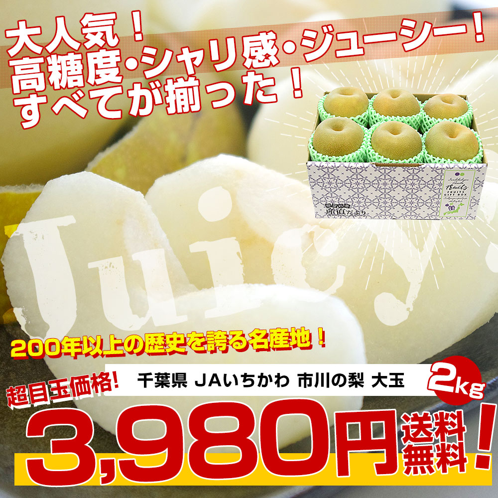 市川の梨 優 2キロ