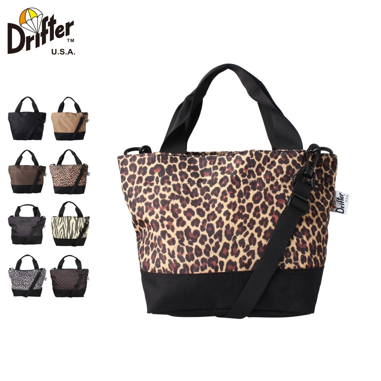 Drifter �h���t�^�[ �o�b�O �g�[�g�o�b�O �V�����_�[ �����Y ���f�B�[�X 9L 2WAY DAILY TOTE �u���b�N �x�[�W�� �u���E�� ���I�p�[�h �[�u�� �� DFV1620