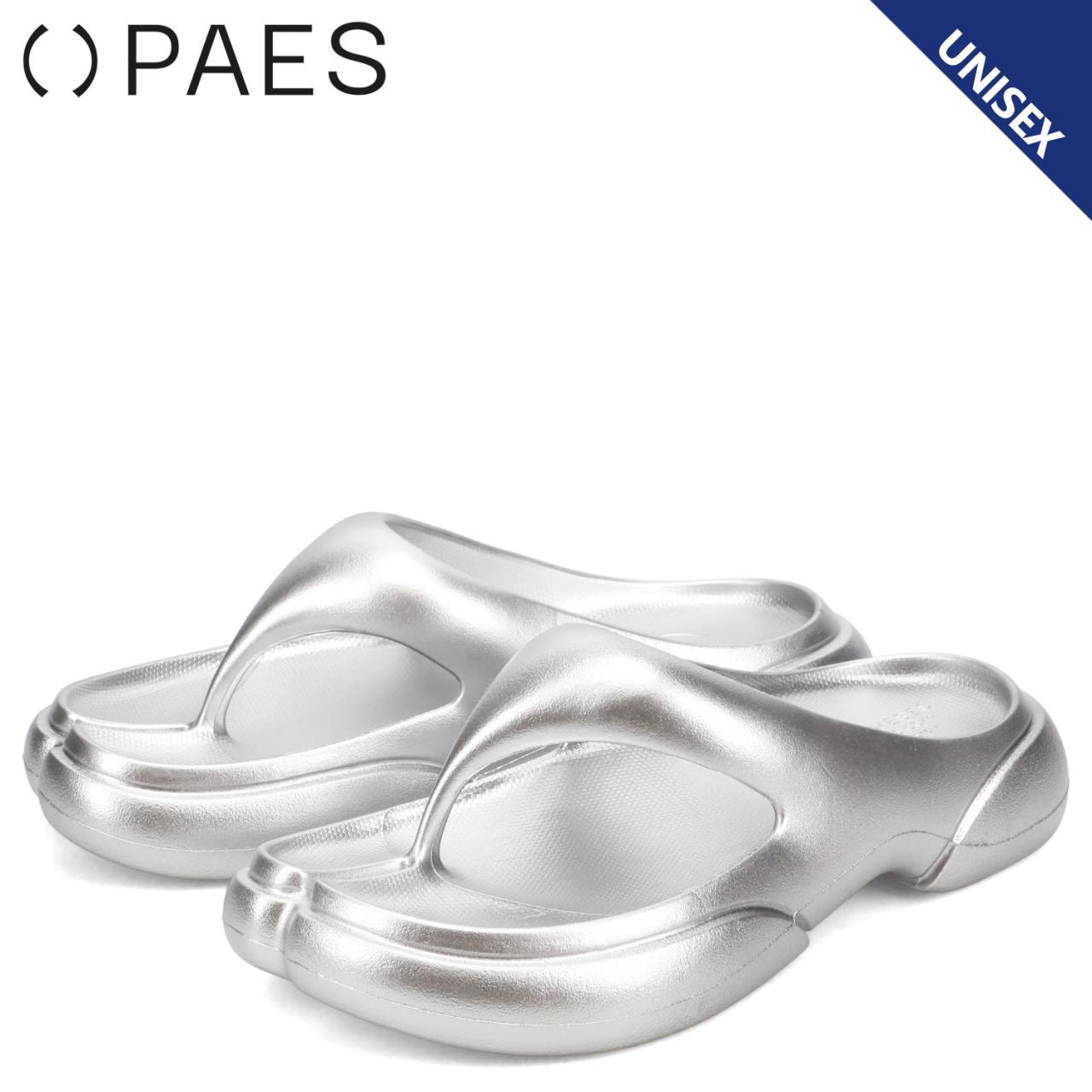 PAES �y�C�Y �T���_�� ���J�o���[�T���_�� �����Y ���f�B�[�X NEW FLIP FLOP METAL LINE �V���o�[ PAES_04_New_Flip_Flop_M_