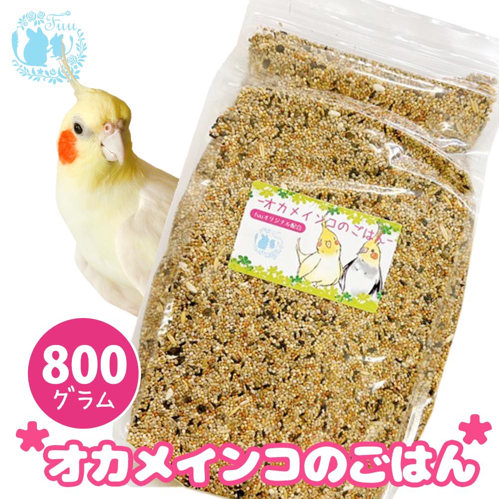オカメインコのごはん