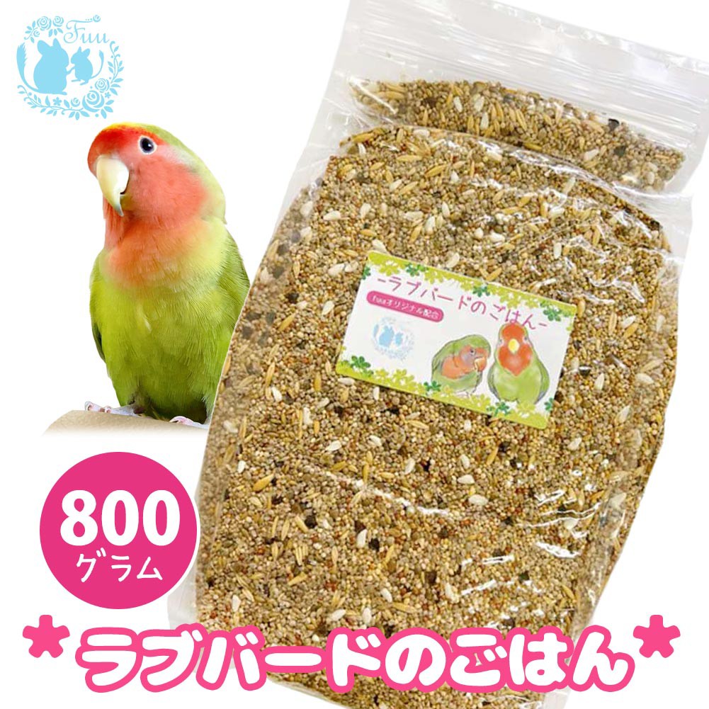 ラブバードのごはん