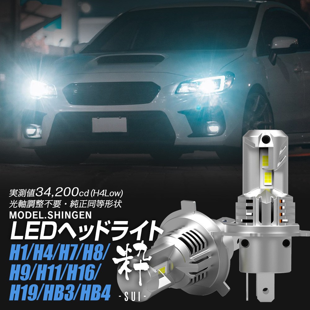 ポン付け】バルブ型LEDヘッドライトの最高峰! ハイゼット カーゴ S700/S710 R3.12~ 信玄LED 粋-SUI- H4 1年保証  車検対応の通販はau PAY マーケット - ライトコレクション | au PAY マーケット－通販サイト