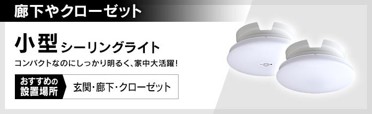 小型シーリングライト