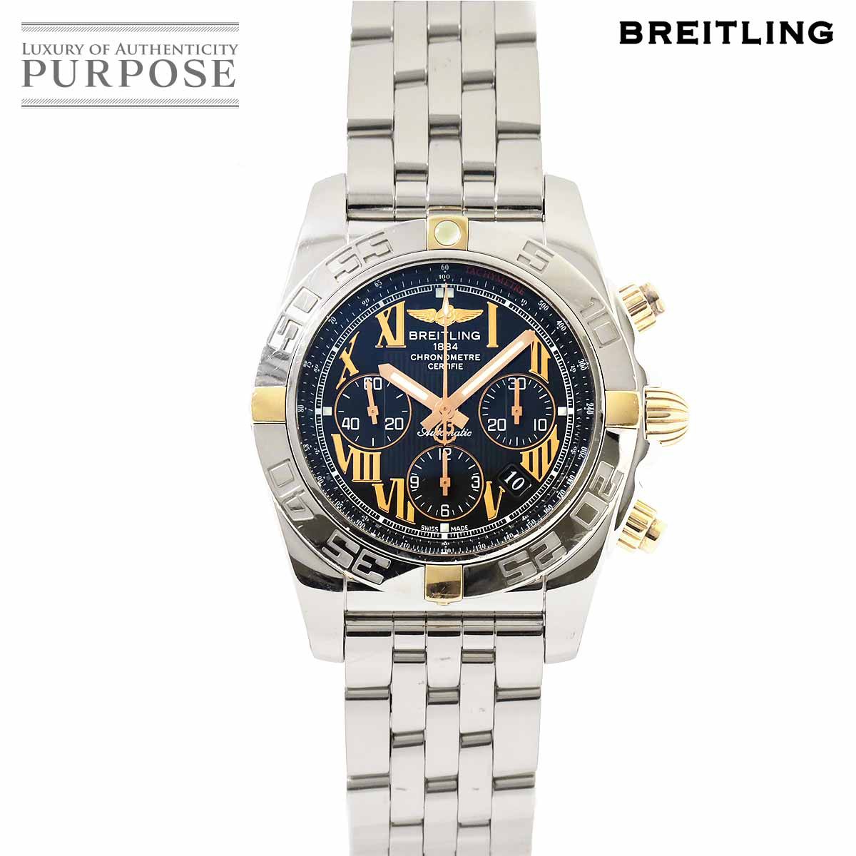 uCgO BREITLING Nm}bg44 rR IB0110 NmOt Y rv PG sNS[h fCg ubN  I[g}  Chronomat44 yÁz