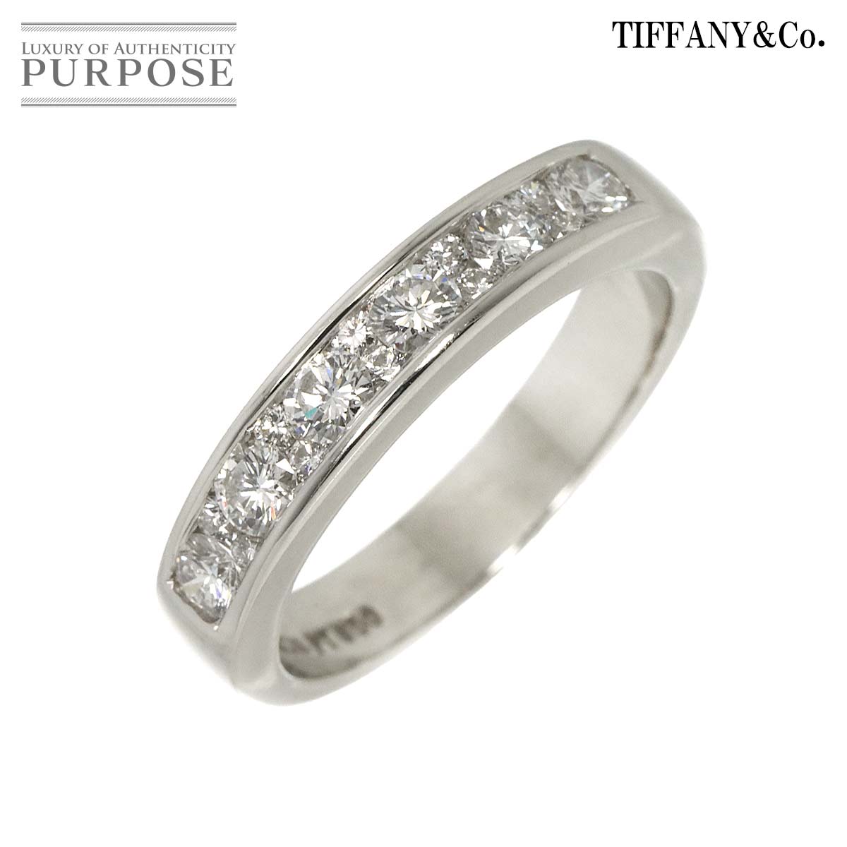 yVilz eBt@j[ TIFFANY&Co. 11.5 O n[t _C Pt v`i w Half Diamond RingyÁz