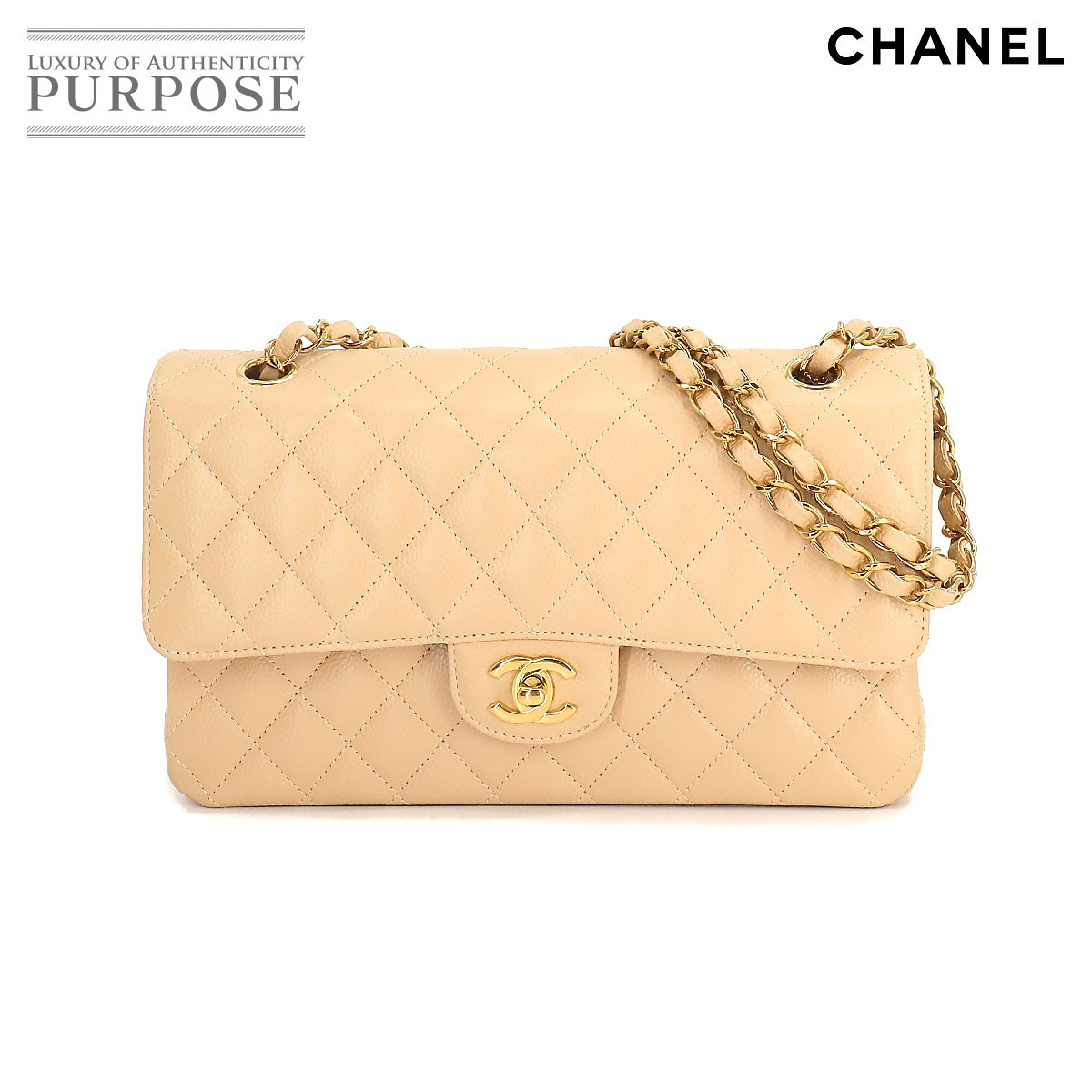 ygp Wiz Vl CHANEL }gbZ 25 `F[ V_[ obO LrAXL U[ x[W A01112 S[h  Matelasse 25 Bag yÁz