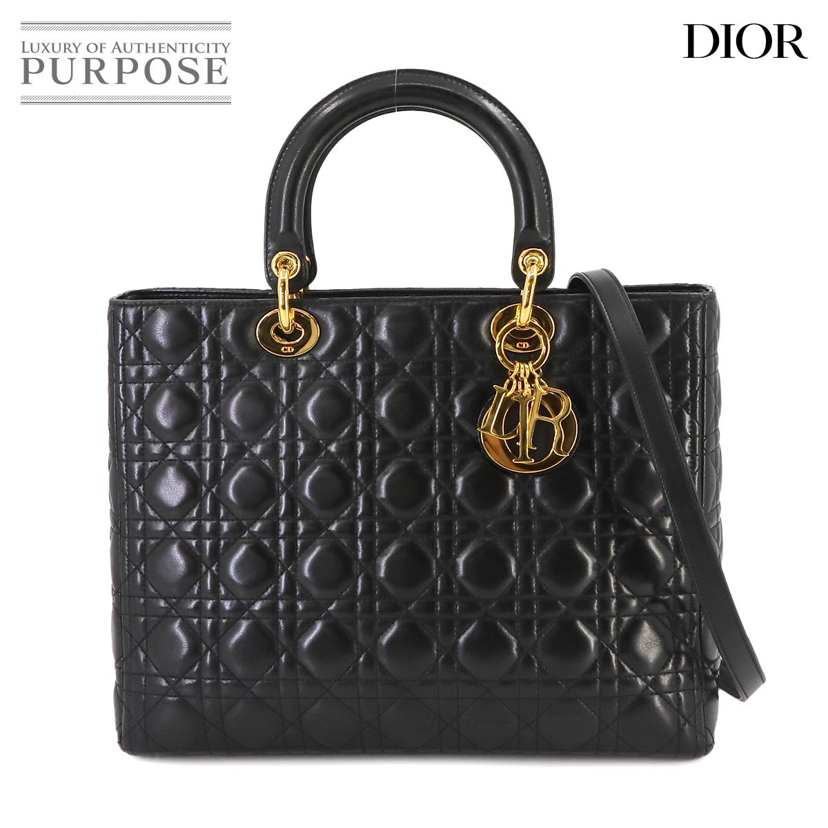 yVilz NX` fBI[ Christian Dior fBfBI[ [W 2way nh V_[ obO U[ ubN Lady Dior yÁz