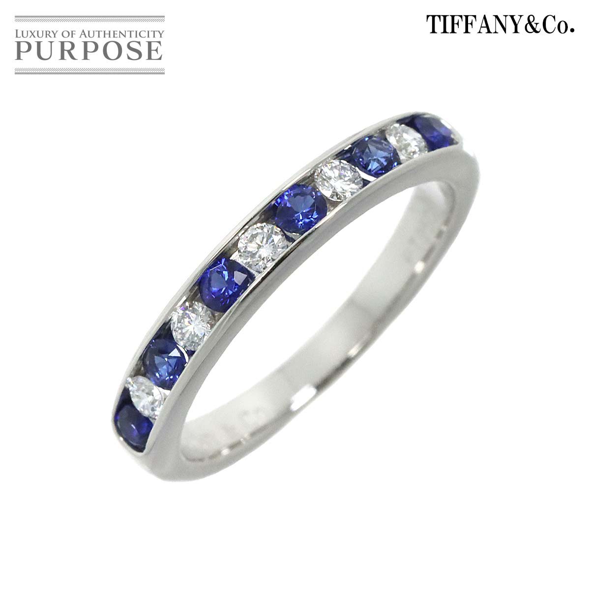 yVilz eBt@j[ TIFFANY&Co. 11.5 O Tt@C n[t T[N _C Pt v`i w Sapphire RingyÁz