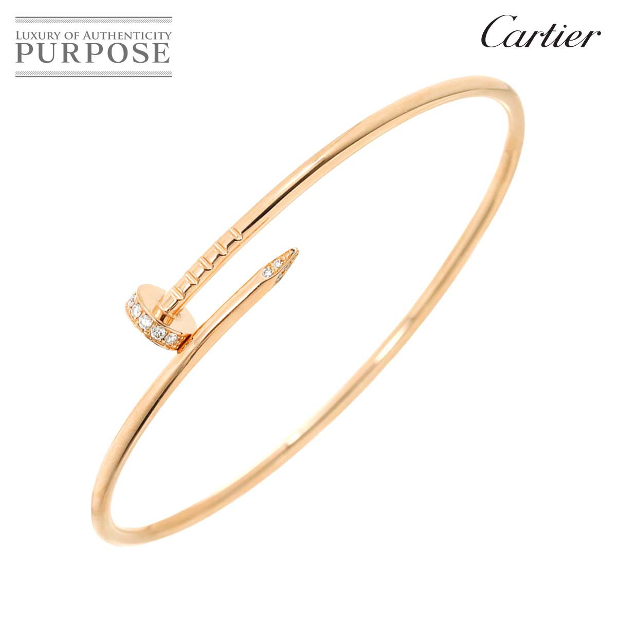 yVilz JeBG Cartier WXgAN SM #17 uXbg _C K18 PG sNS[h 750 Juste Un Clou BraceletyؖtzyÁz