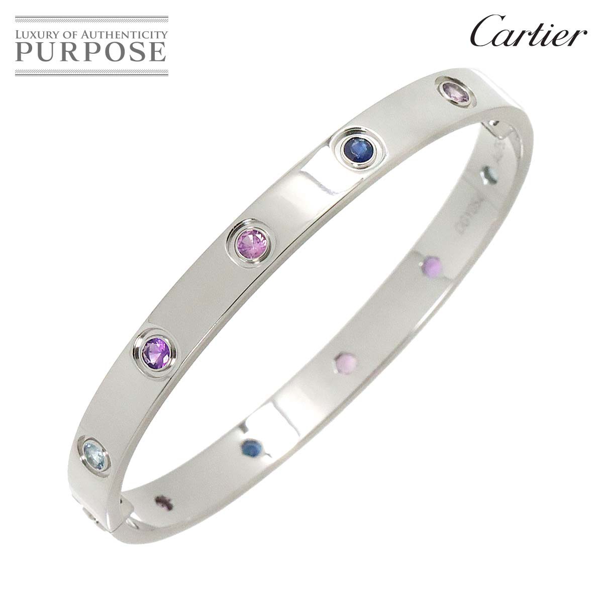 yVilz JeBG Cartier u uX }`Xg[ #16 K18 WG zCgS[h 750 uXbg oO Love BraceletyؖtzyÁz