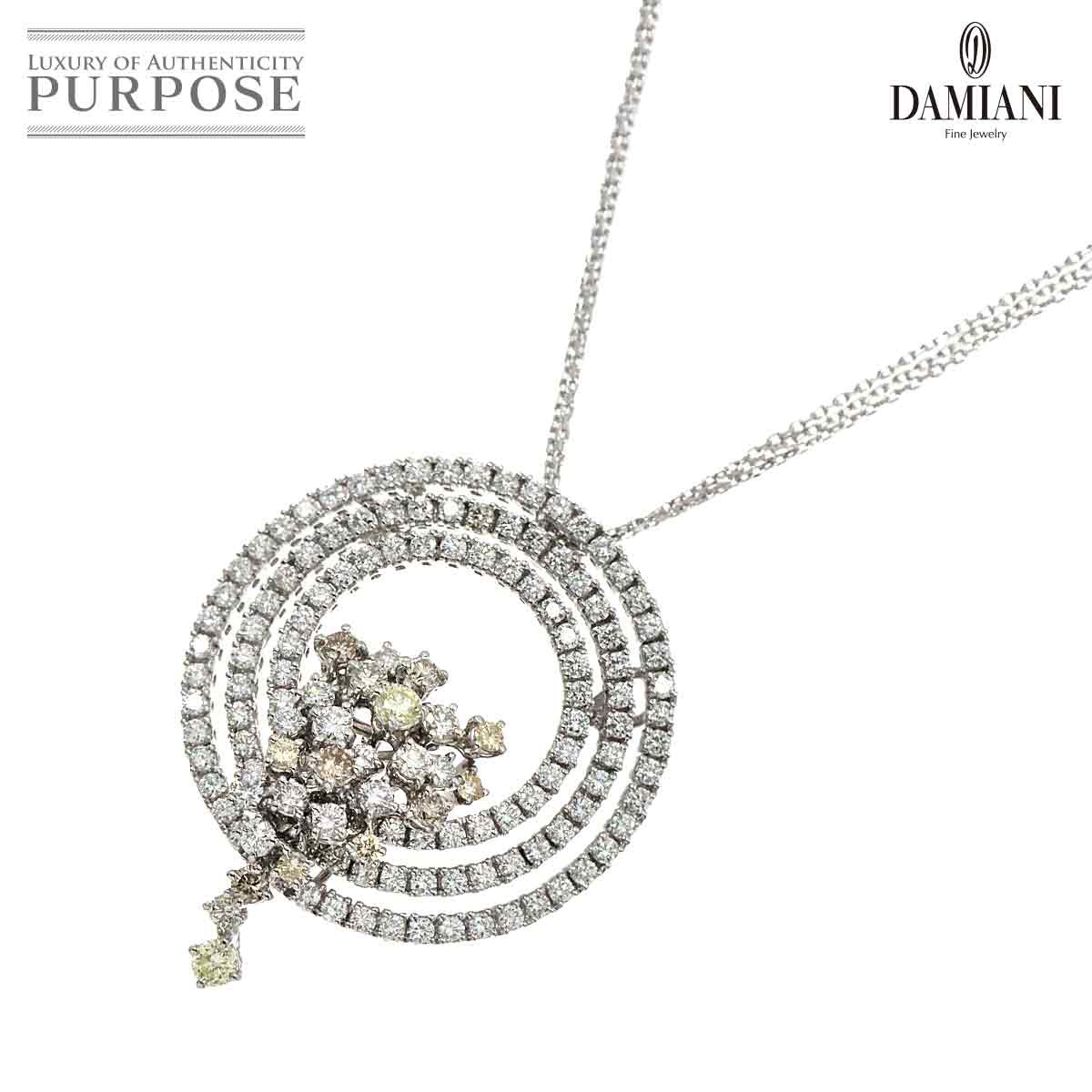 yVilz _~A[j DAMIANI \tBA [ _C lbNX 49cm K18 WG zCgS[h 750 Diamond NecklaceyؖtzyÁz