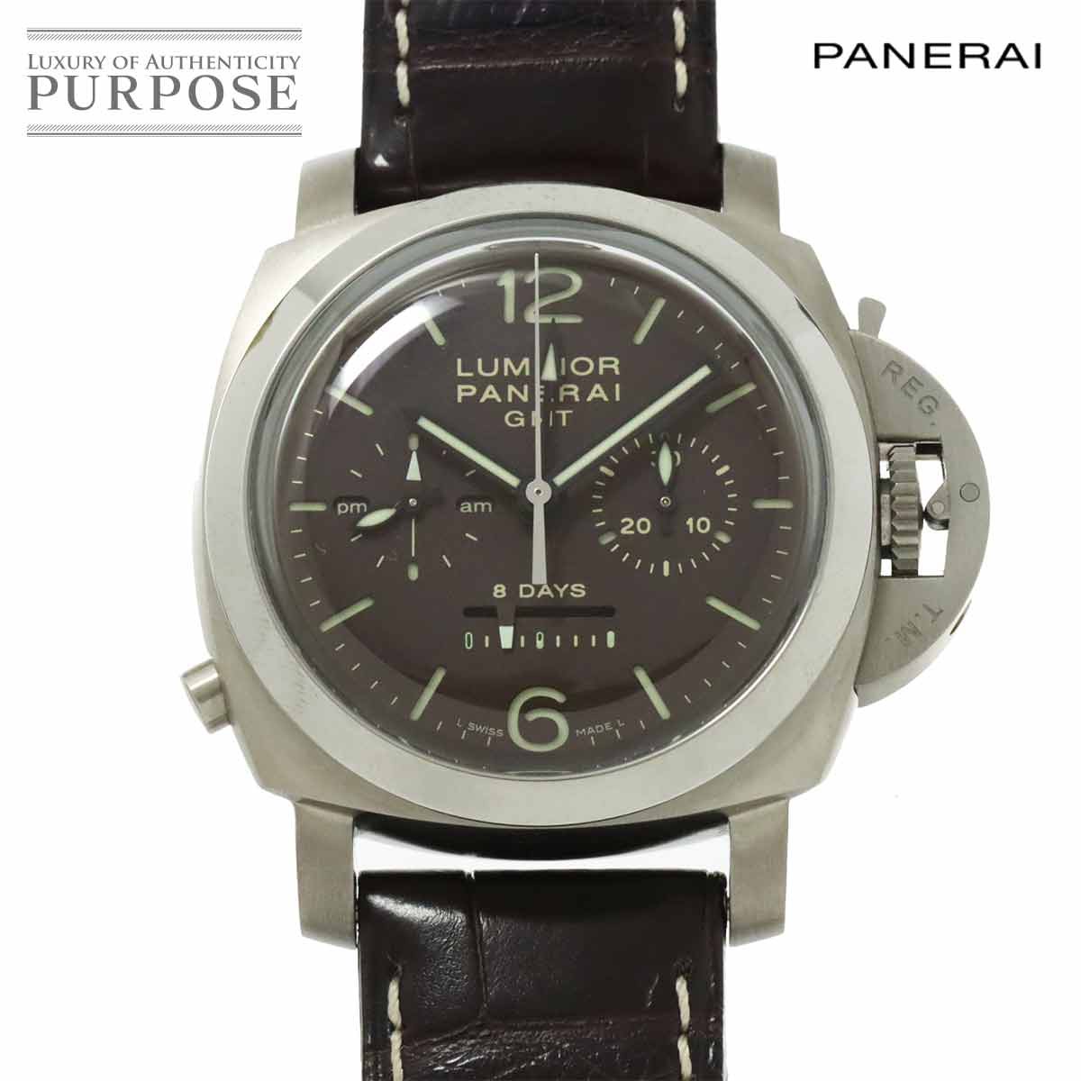 plC PANERAI ~m[1950 8fCY GMT NmOt mvTe PAM00311 Y rv uE p[U[u 芪 Luminor 1950 yÁz