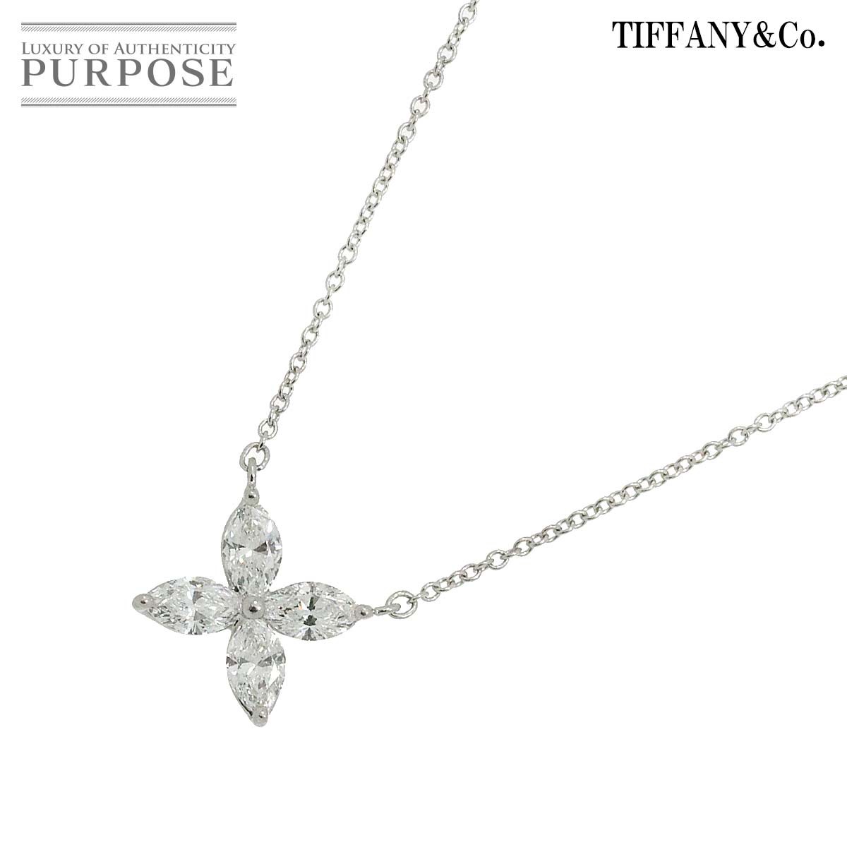 yVilz eBt@j[ TIFFANY&Co. rNgA _C lbNX [W 40cm Pt v`i t[  NecklaceyÁz