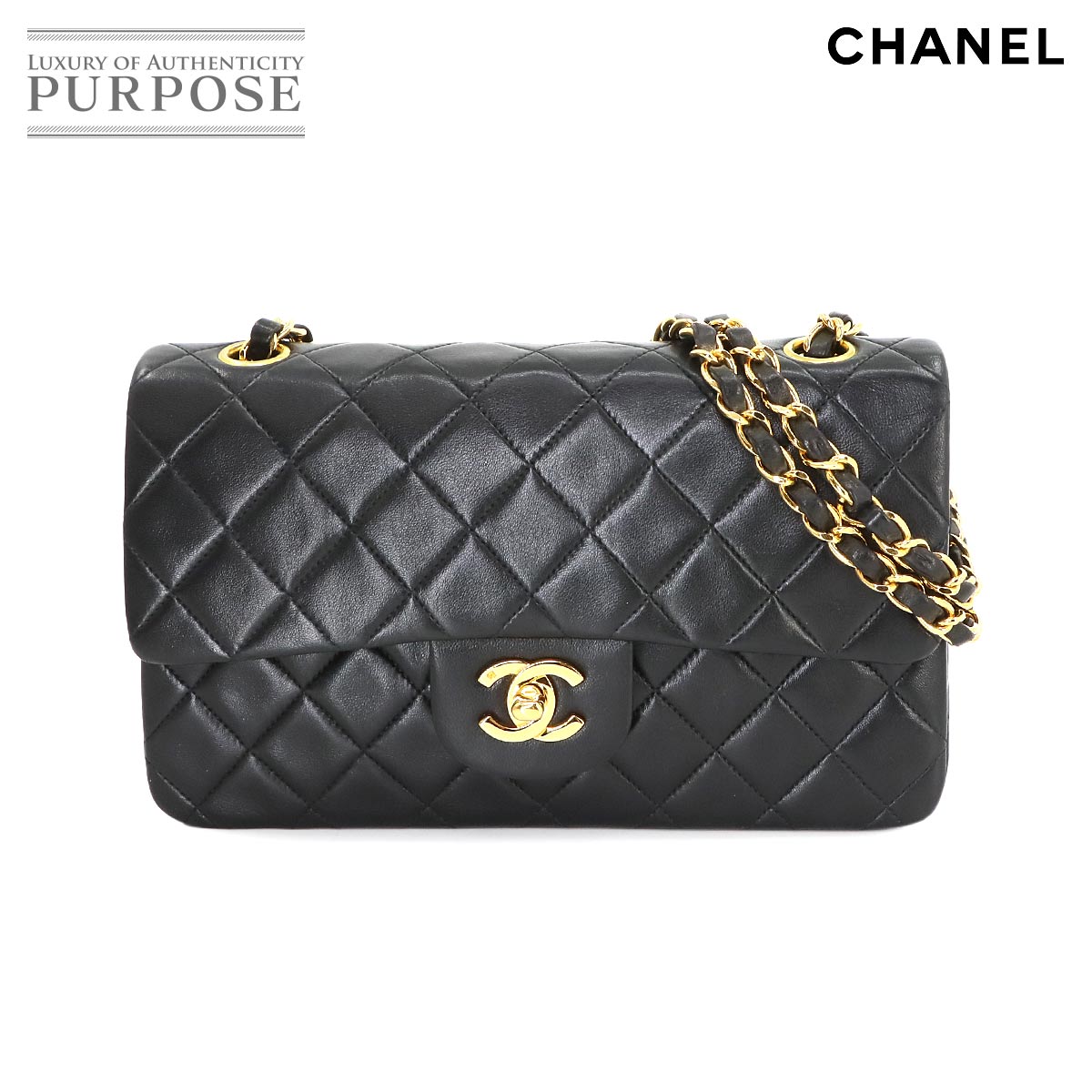 yVilz Vl CHANEL }gbZ 23 `F[ V_[ obO U[ ubN A01113 S[h  Be[W Matelasse 23 Bag yÁz