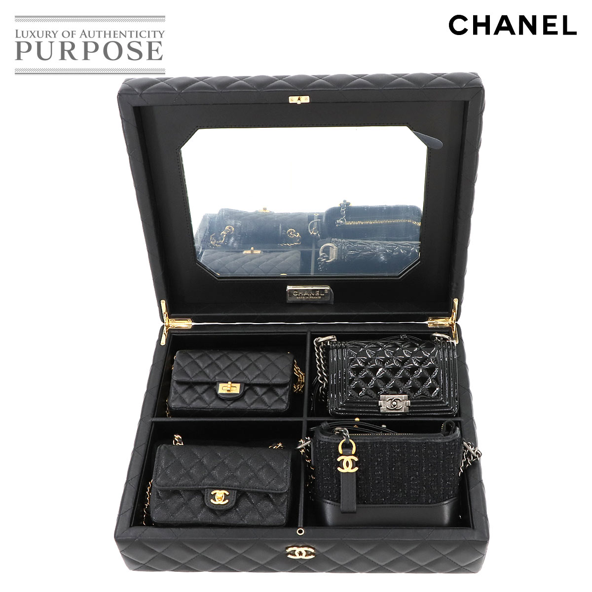 ygp Wiz Vl CHANEL }gbZ ~j `F[ V_[ obO 4_Zbg U[ ubN AS1949 S[h  TNZXXg[[ Matelasse Bag Set yÁz