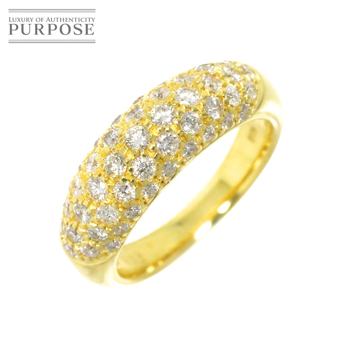 yVidグz O 11 _C 1.00ct K18 YG CG[S[h 750 w Diamond RingyÁz