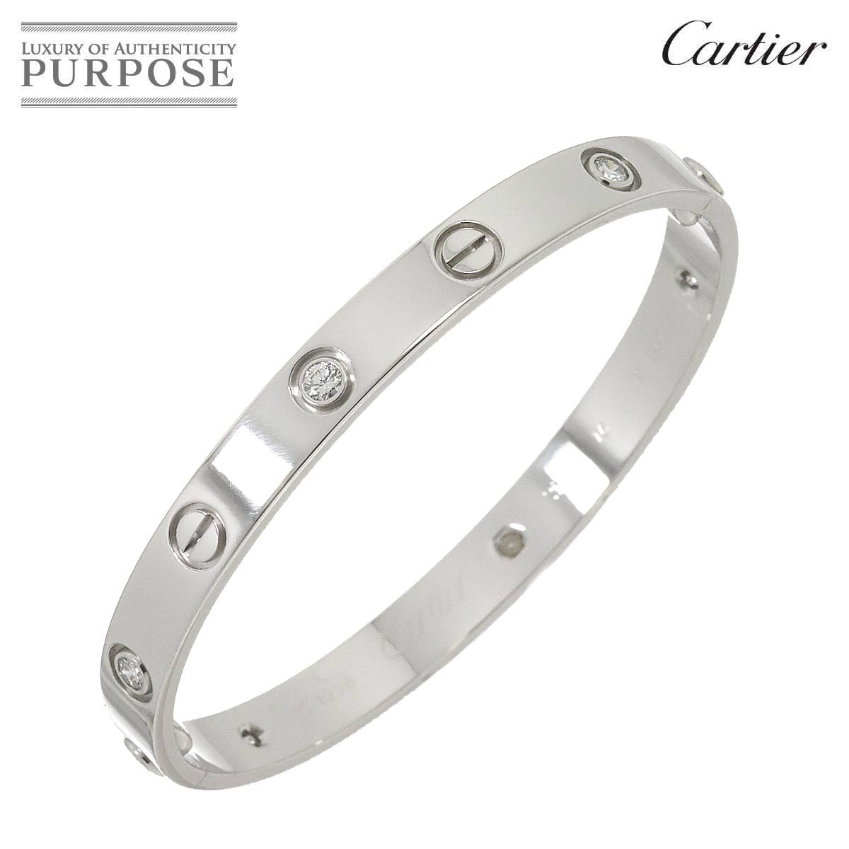 yVilz JeBG Cartier u uX n[t _C 6P #16 K18 WG zCgS[h 750 uXbg oO Love BraceletyӕʏtzyÁz