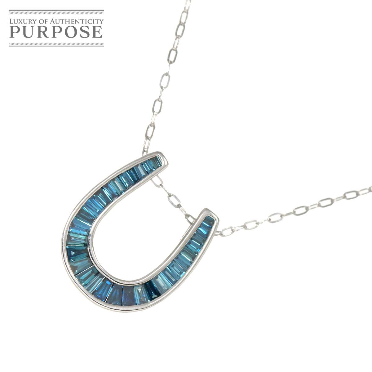 yVidグz g[g_C 0.40ct lbNX 40cm K18 WG zCgS[h 750 Diamond Necklace yÁz