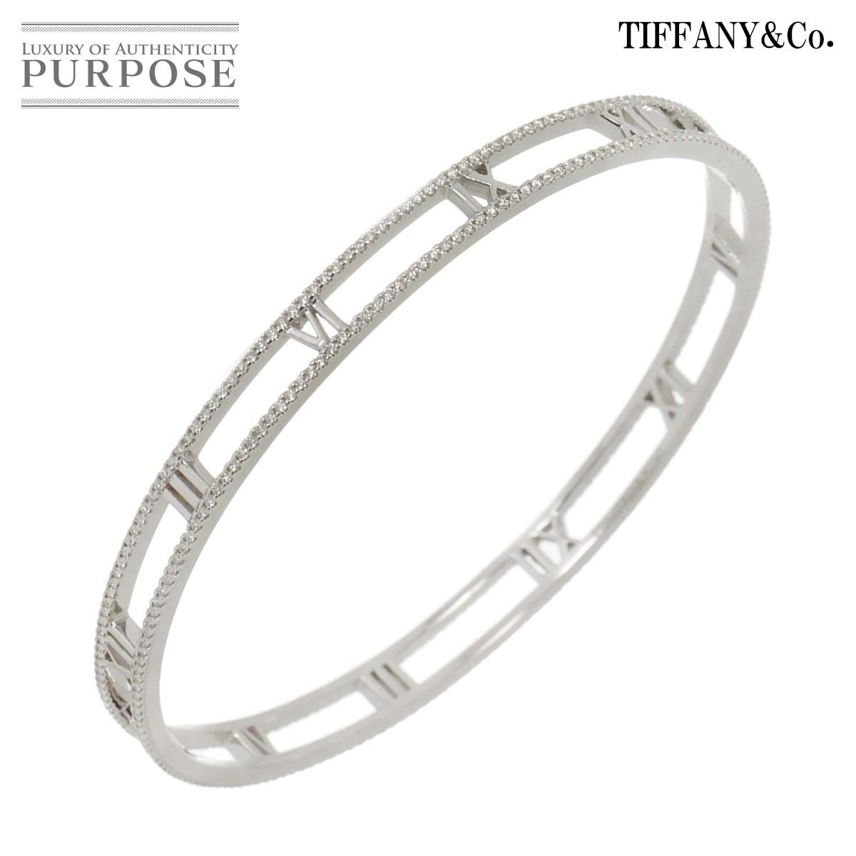 yVilz eBt@j[ TIFFANY&CO. I[v AgX _C oO 19cm K18 WG zCgS[h 750 uXbg BraceletyÁz