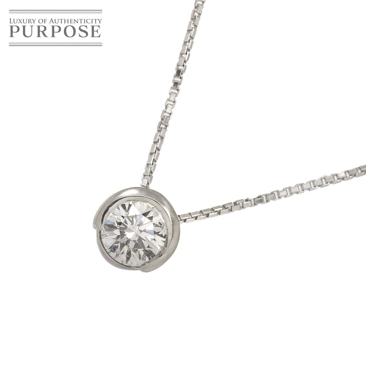 yVidグz _C 0.408ct lbNX 41.5cm Pt v`i Diamond Necklace yÁz